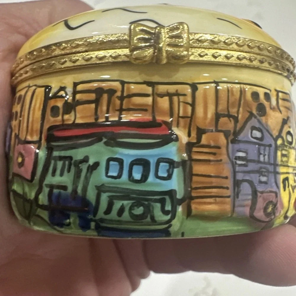 San Francisco Hinged Trinket Box City Bridge SNCO